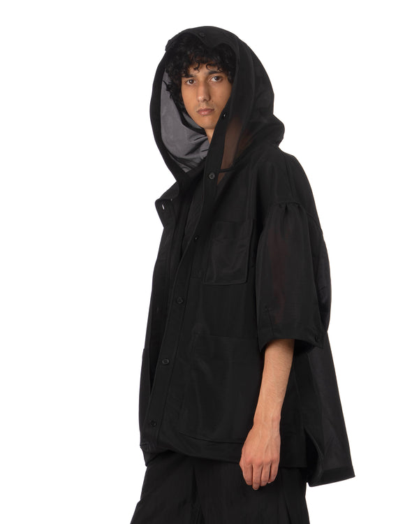 SONGZIO | Wing Half Shirt Black - Concrete
