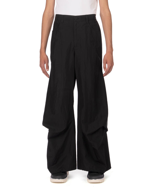 SONGZIO | Bias Drape Flare Pants Black - Concrete