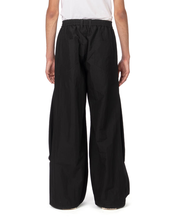 SONGZIO | Bias Drape Flare Pants Black - Concrete