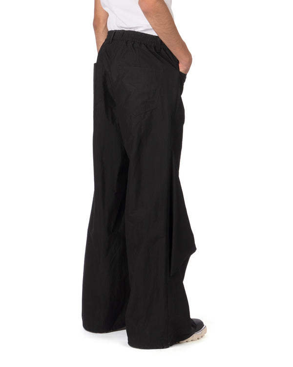 SONGZIO | Bias Drape Flare Pants Black - Concrete