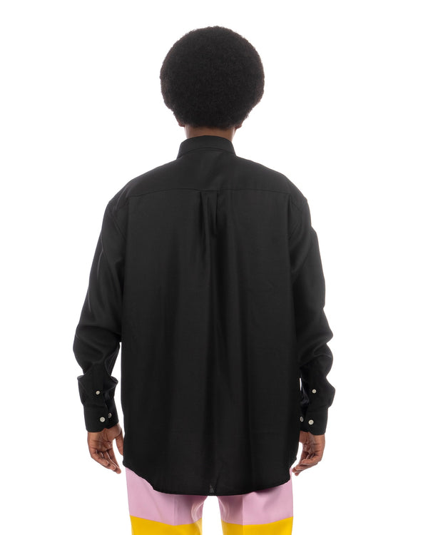 Soulland | Damon Shirt Black - Concrete
