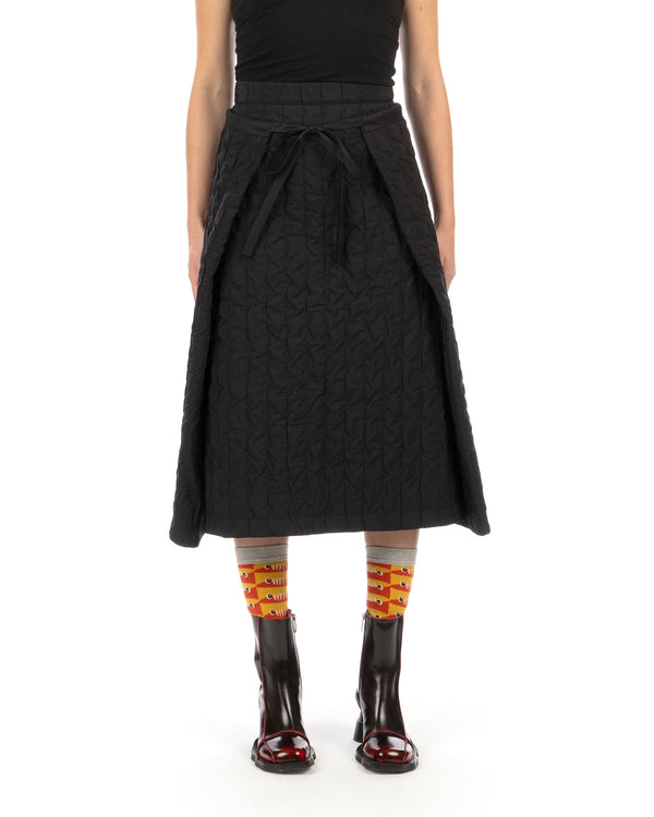 Henrik Vibskov | Bind Skirt Black - Concrete