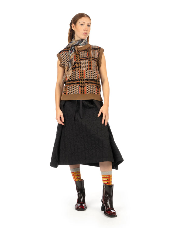 Henrik Vibskov | Dusk Knitted Vest Orange - Concrete