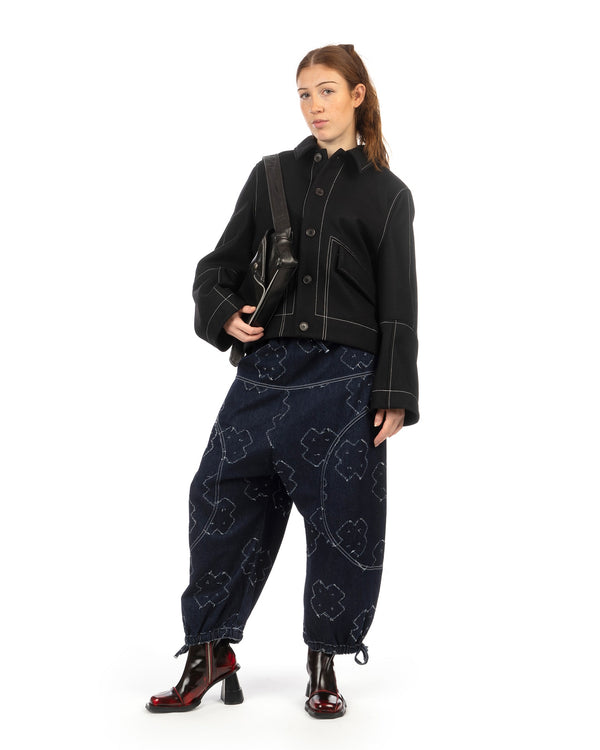 Henrik Vibskov | Dusk Wool Jacket Black - Concrete