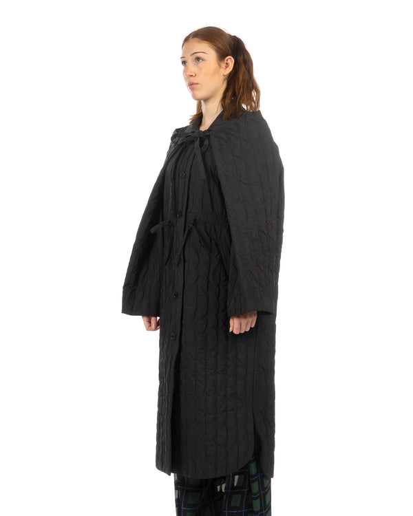 Henrik Vibskov | Long Bind Jacket Black - Concrete