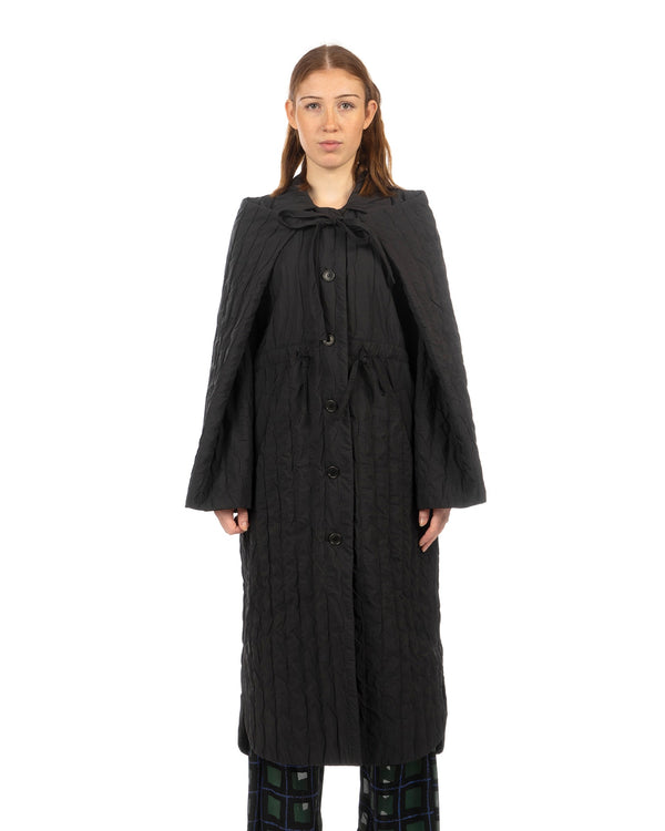 Henrik Vibskov | Long Bind Jacket Black - Concrete