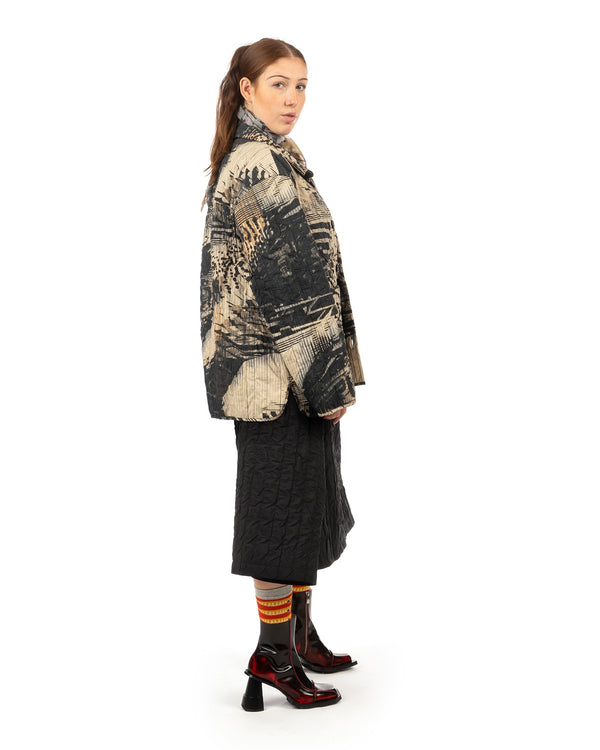 Henrik Vibskov | Wheel Jacket Beige Shadow Wing - Concrete