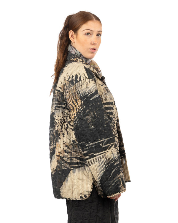Henrik Vibskov | Wheel Jacket Beige Shadow Wing - Concrete