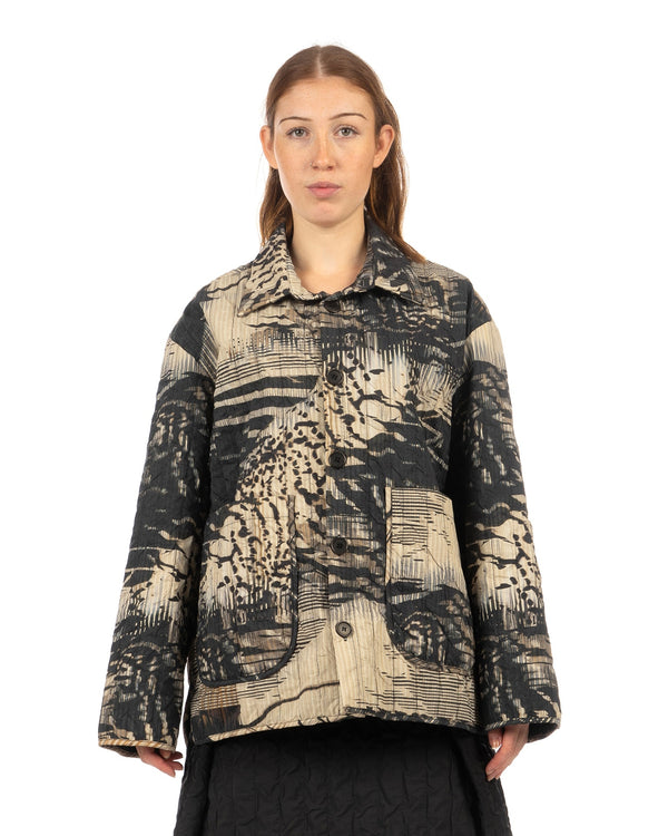 Henrik Vibskov | Wheel Jacket Beige Shadow Wing - Concrete