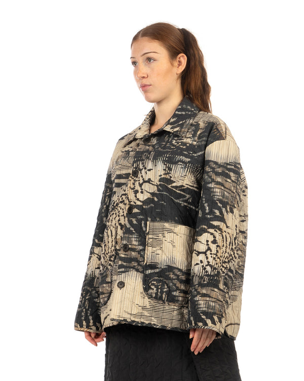 Henrik Vibskov | Wheel Jacket Beige Shadow Wing - Concrete