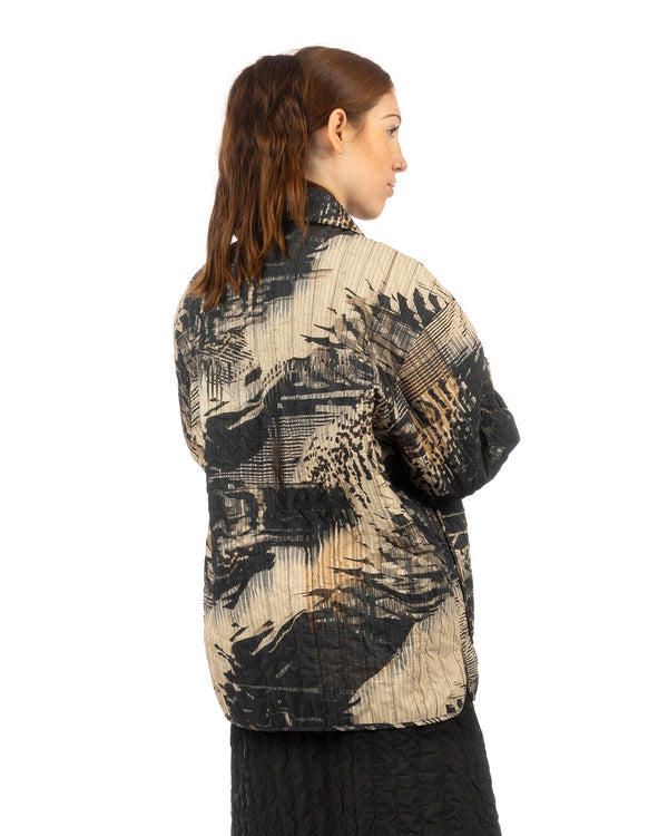 Henrik Vibskov | Wheel Jacket Beige Shadow Wing - Concrete