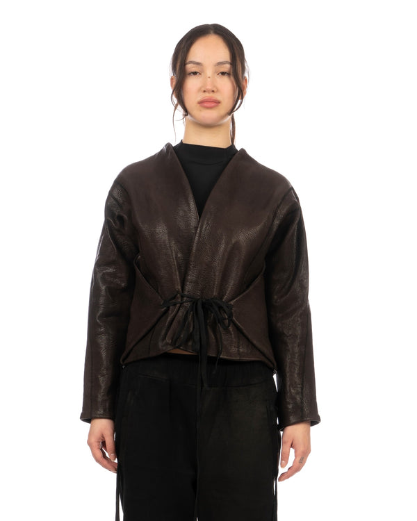 Victoria Tomas | Carapace Bomber Jacket Rhino - Concrete