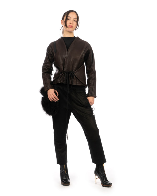 Victoria Tomas | Leather Pants Patrol - Concrete