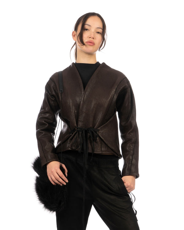 Victoria Tomas | Carapace Bomber Jacket Rhino - Concrete