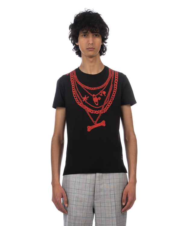 Vivienne Westwood | 'Chain Peru' T-Shirt Black - Concrete