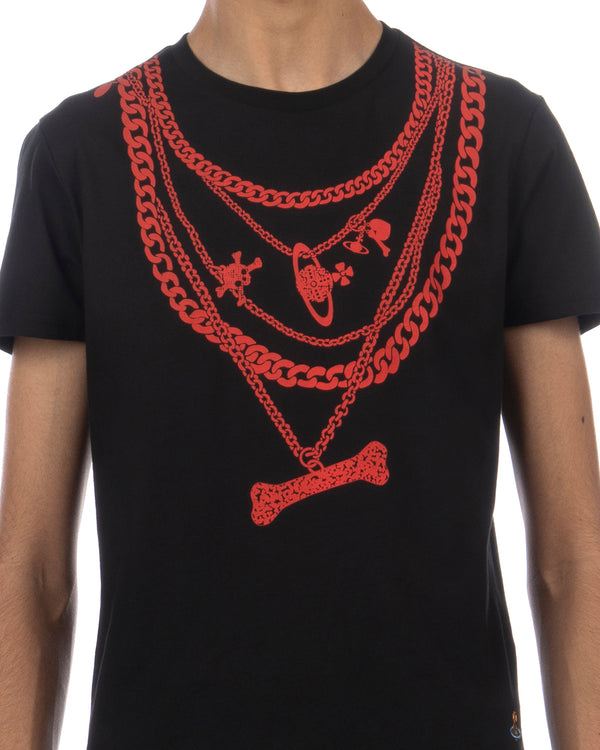 Vivienne Westwood | 'Chain Peru' T-Shirt Black - Concrete
