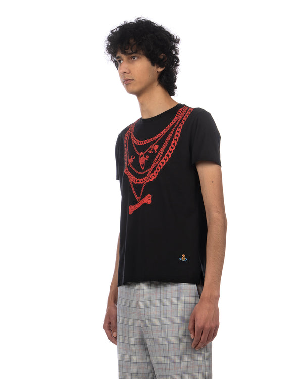 Vivienne Westwood | 'Chain Peru' T-Shirt Black - Concrete