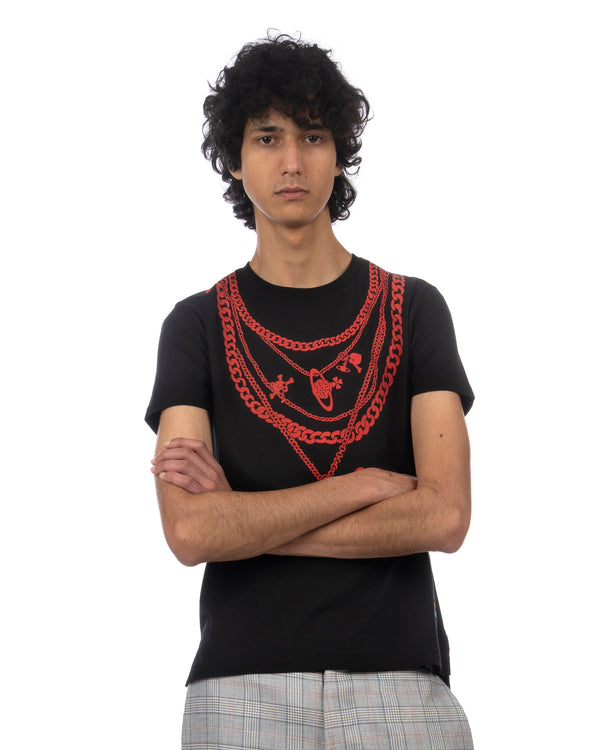 Vivienne Westwood | 'Chain Peru' T-Shirt Black - Concrete