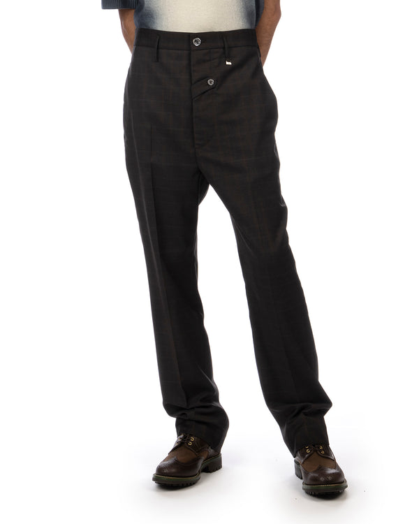 Vivienne Westwood | Pull Down Trousers Brown - Concrete