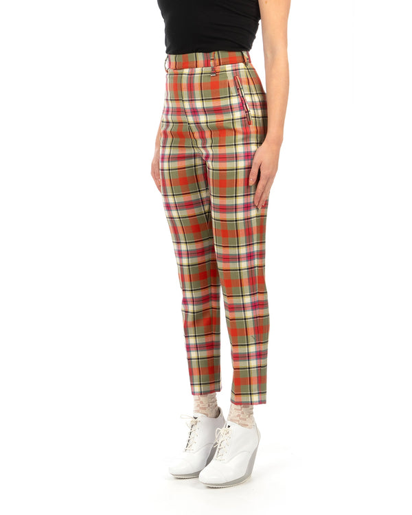 Vivienne Westwood | Cigarette Trousers Multi - Concrete
