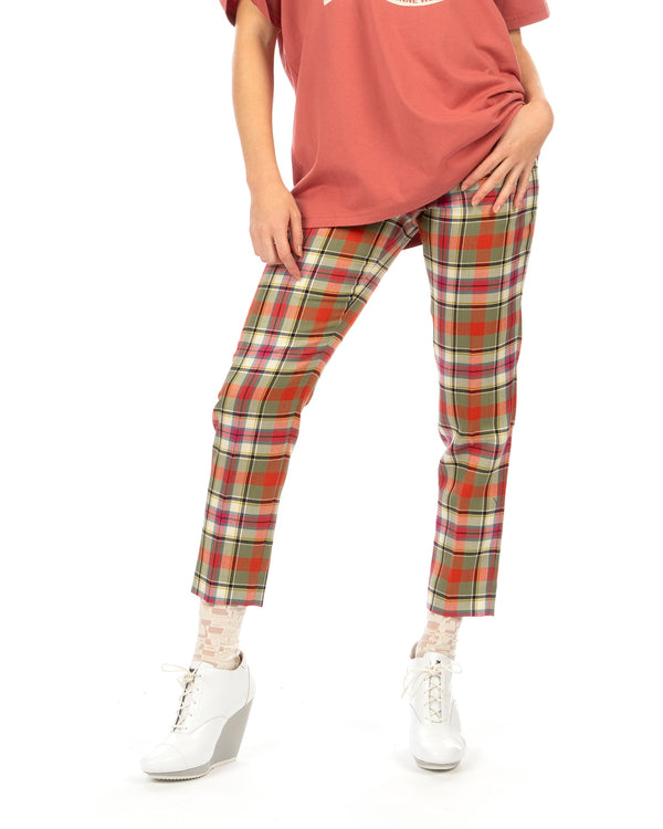 Vivienne Westwood | Cigarette Trousers Multi - Concrete