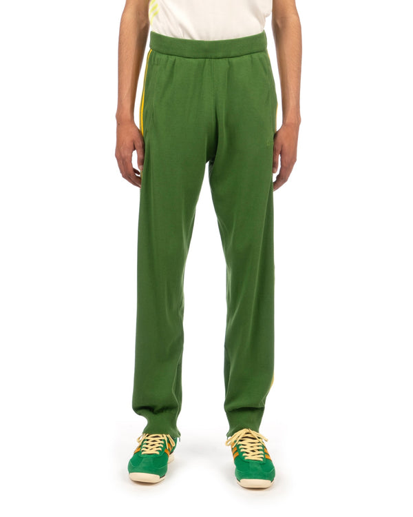 adidas | x Wales Bonner New Knit Track Pant Crew Green - Concrete