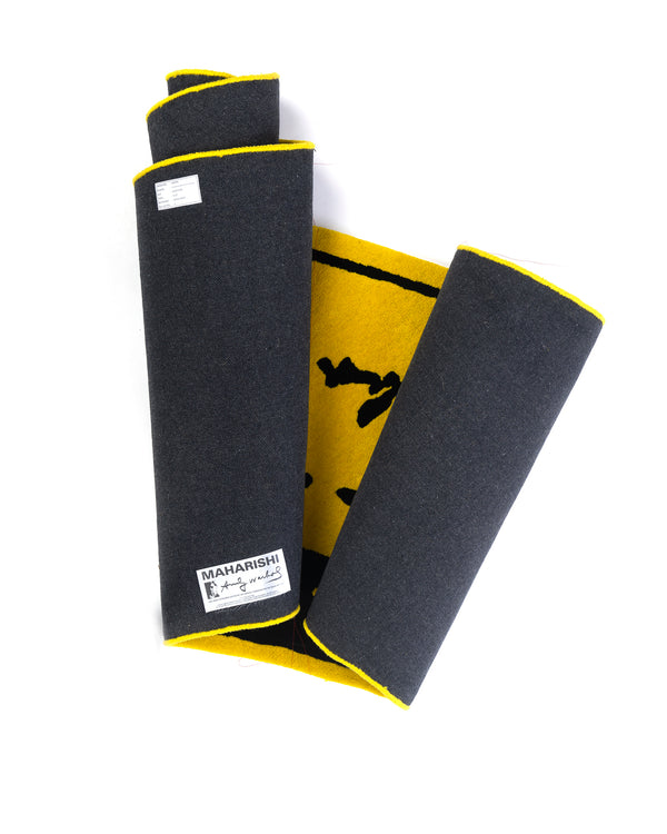 maharishi | x Andy Warhol Banana Rug Large Yellow - Concrete