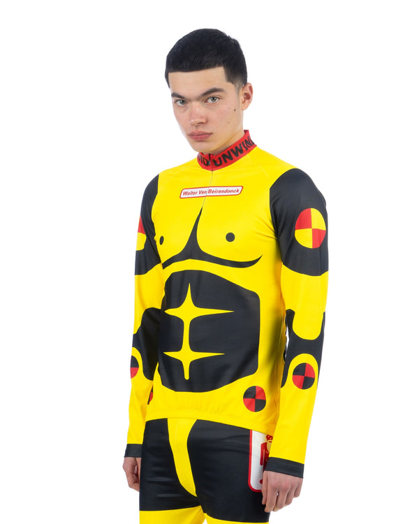 Walter Van Beirendonck | Dummy Bike Top Fluo Yellow - Concrete