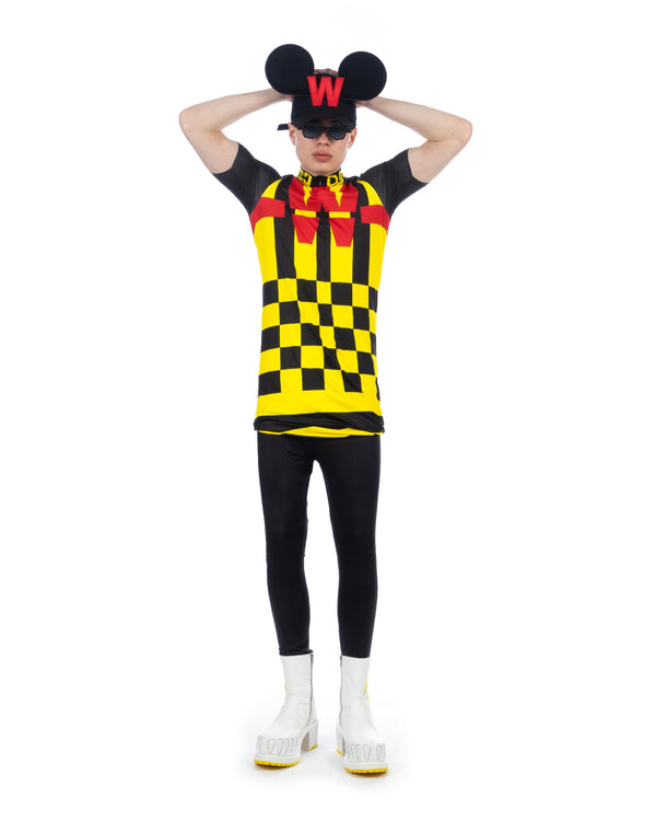 Walter Van Beirendonck | Cosmic Dancer Bike Combi Black / Yellow - Concrete