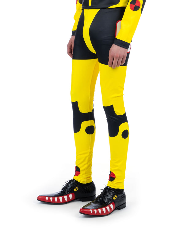 Walter Van Beirendonck | Dummy Bike Leggings Fluo Yellow - Concrete