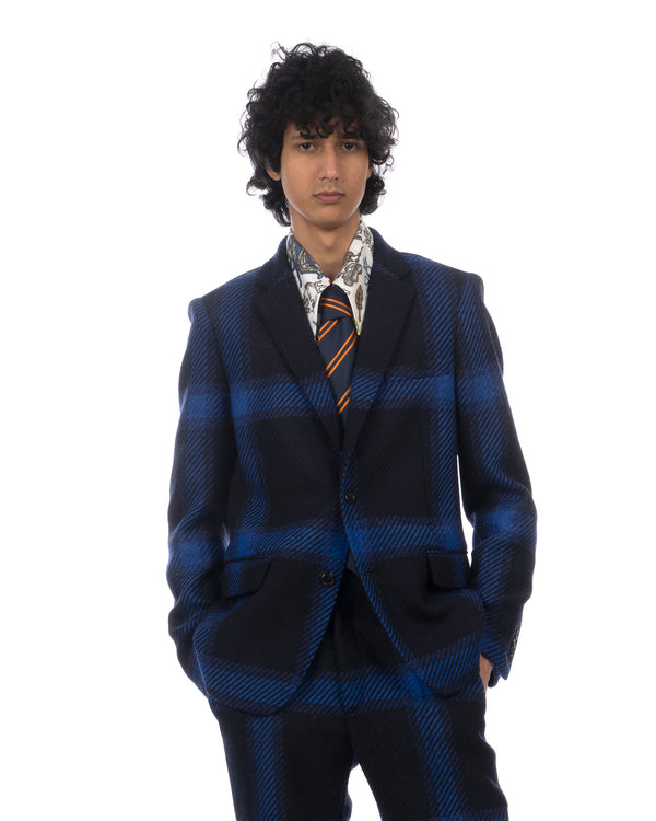 Walter Van Beirendonck | Sharp Blazer Jacket Clematis Blue - Concrete