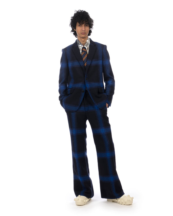Walter Van Beirendonck | Sharp Blazer Jacket Clematis Blue - Concrete