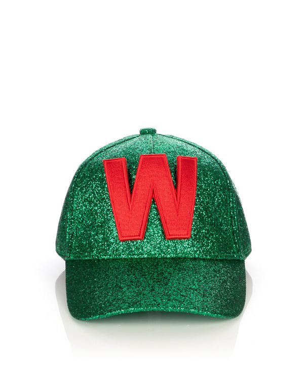 Walter Van Beirendonck | W-Cap Green Glitter - Concrete