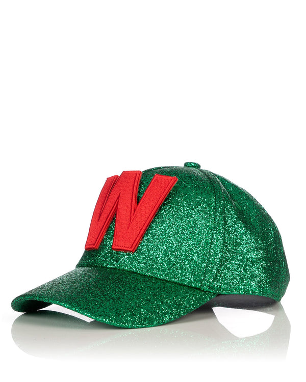 Walter Van Beirendonck | W-Cap Green Glitter - Concrete