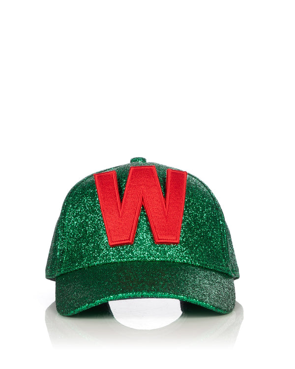 Walter Van Beirendonck | W-Cap Green Glitter - Concrete