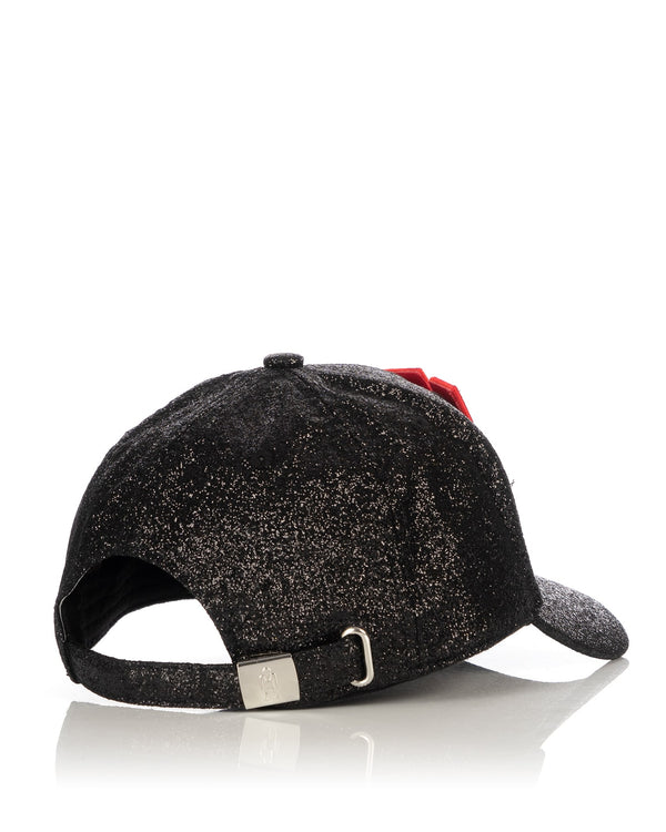 Walter Van Beirendonck | W-Cap Black Glitter - Concrete