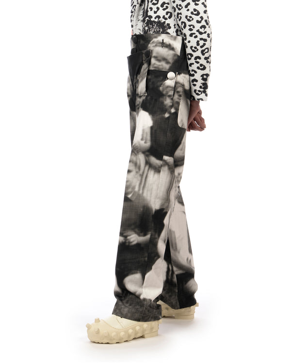 Walter Van Beirendonck | Skeleton Pants Glitch - Concrete