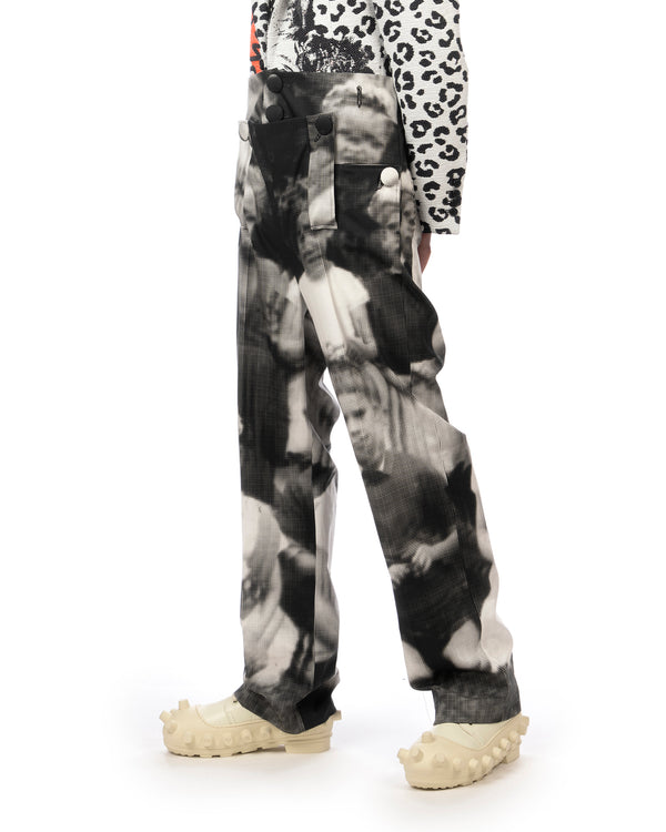 Walter Van Beirendonck | Skeleton Pants Glitch - Concrete
