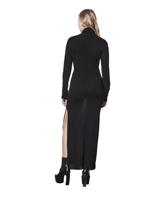 thom krom | Women W D 55 Dress Worked Black - Concrete