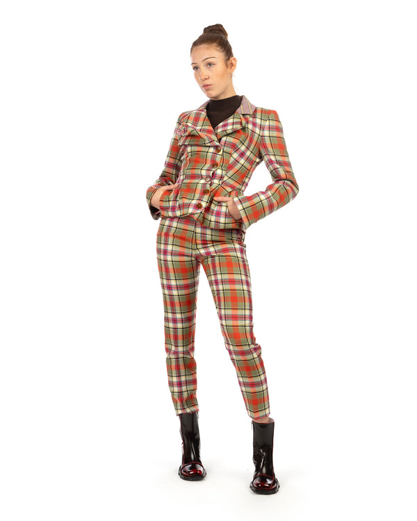 Vivienne Westwood | Cigarette Trousers Multi - Concrete