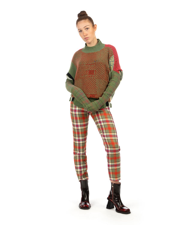 Vivienne Westwood | Cigarette Trousers Multi - Concrete