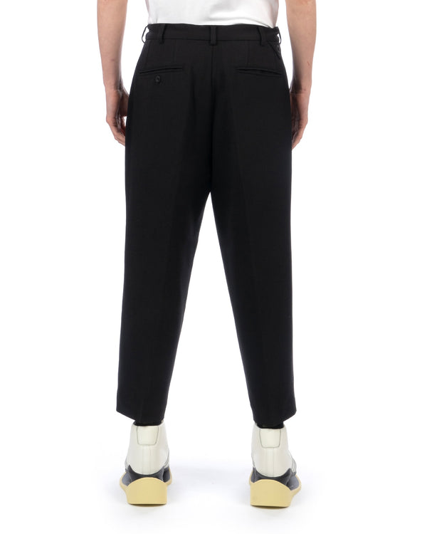 White Mountaineering | Stretch 2-Tuck Pants Black - Concrete