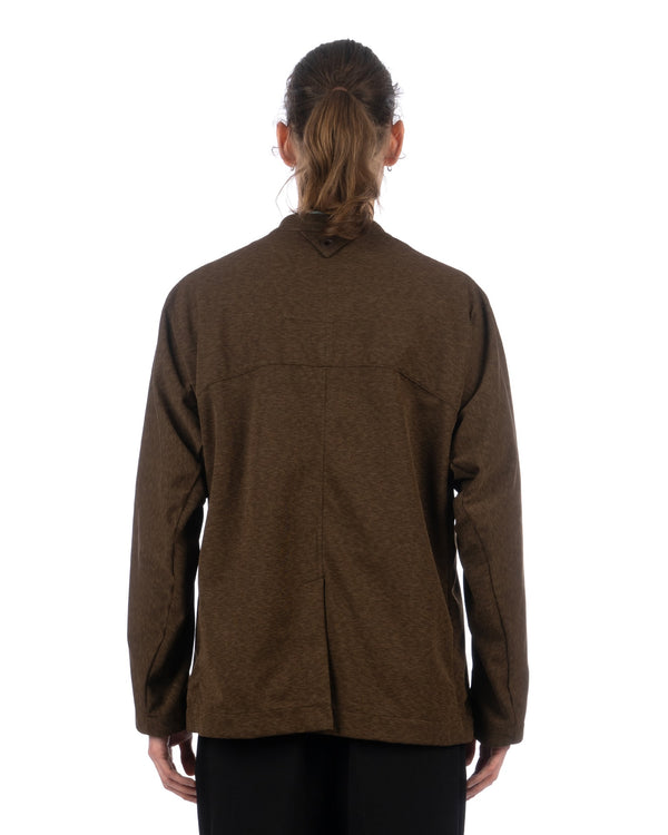 White Mountaineering | Panama Jersey Jacket Brown - Concrete