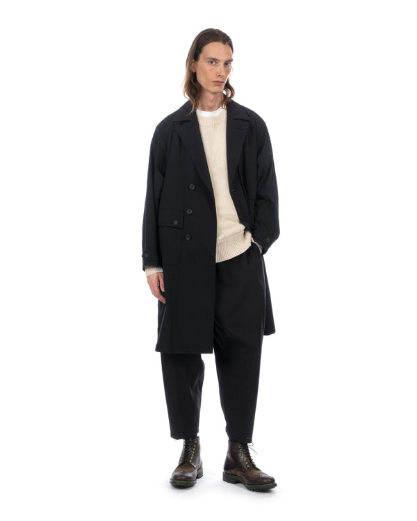White Mountaineering | Linen Knit Pullover White - Concrete