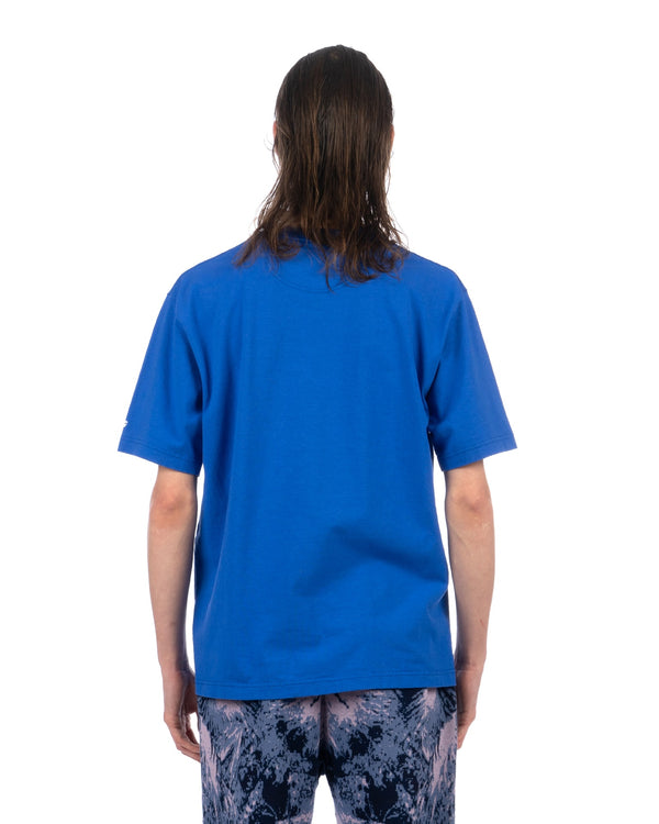 White Mountaineering | Delorean T-Shirt Blue - Concrete