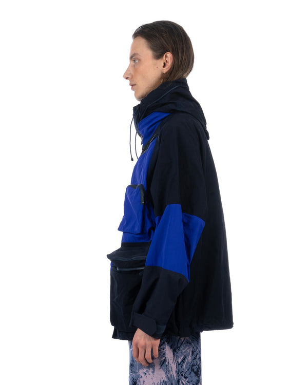 White Mountaineering | Multi Pockets Mountain Parka Navy - Concrete