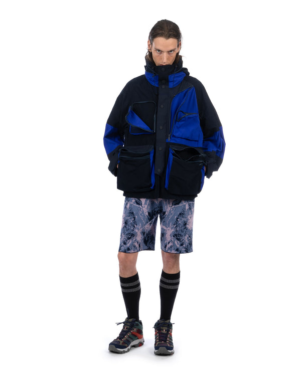White Mountaineering | Multi Pockets Mountain Parka Navy - Concrete