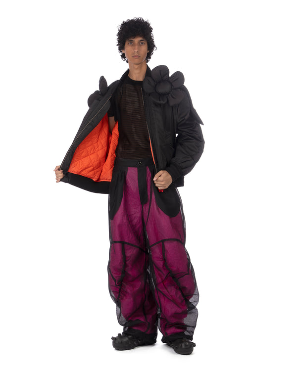 Walter Van Beirendonck | Flower Power Bomber Black - Concrete