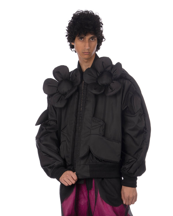 Walter Van Beirendonck | Flower Power Bomber Black - Concrete