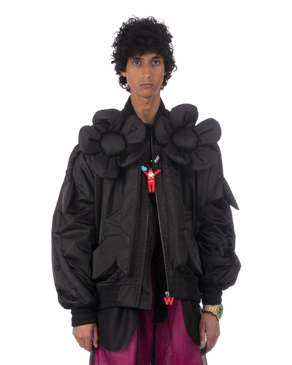 Walter Van Beirendonck | Flower Power Bomber Black - Concrete